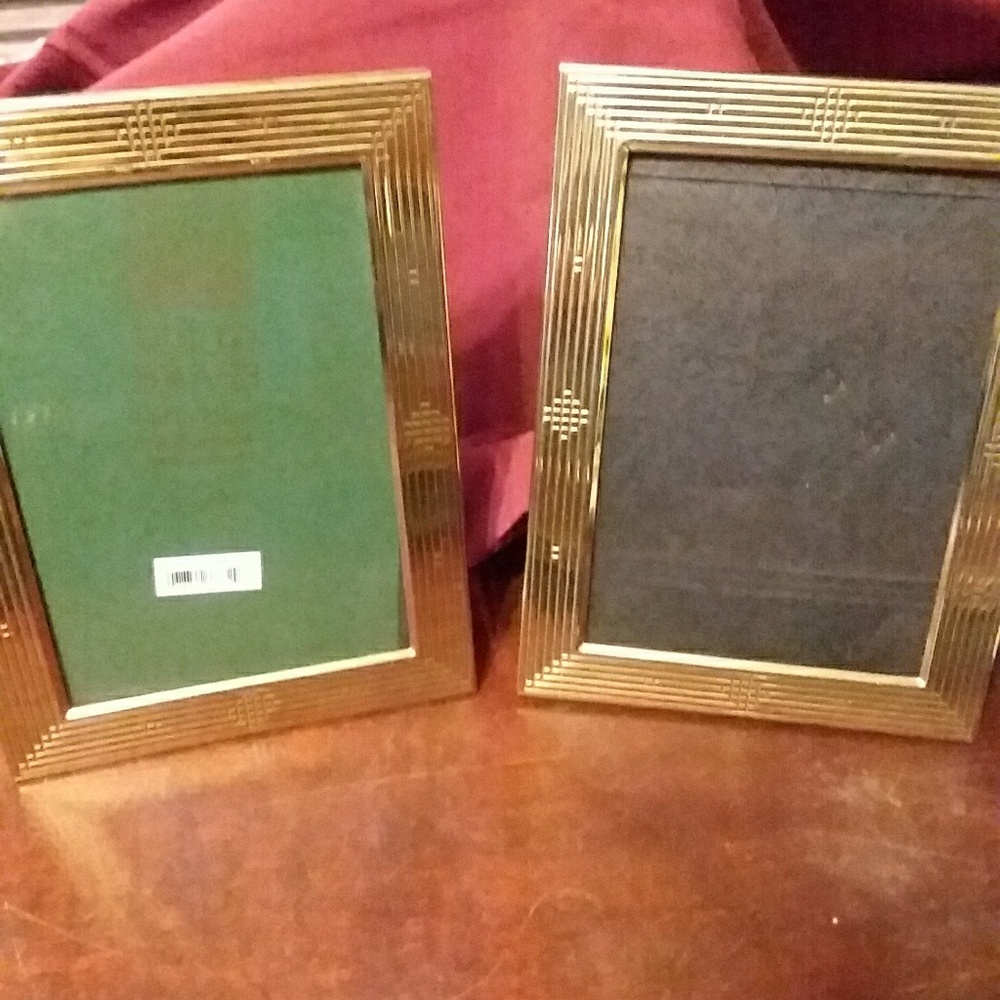 Brass picture frames